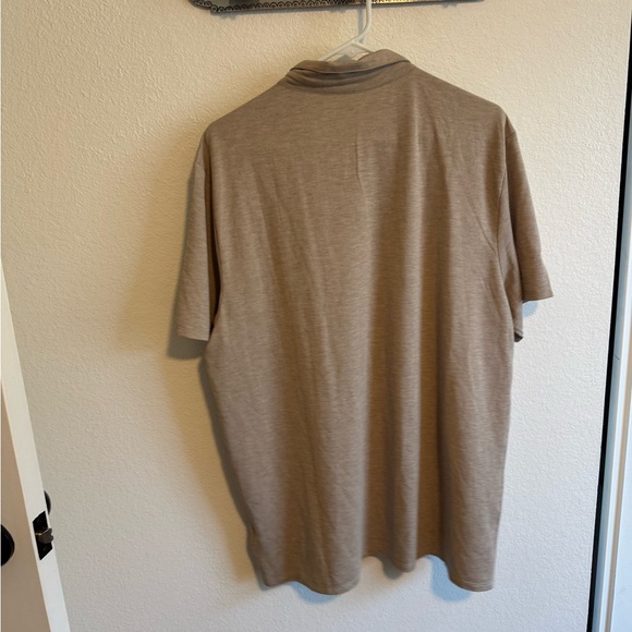 Vuori Men's Taupe Polo Shirt - Picture 3 of 5